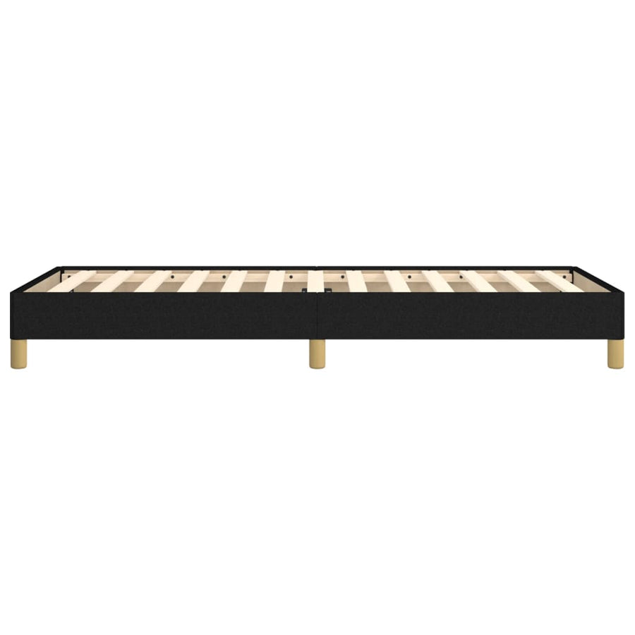 Bedframe Stof Zwart 80 x 200 cm 25 cm