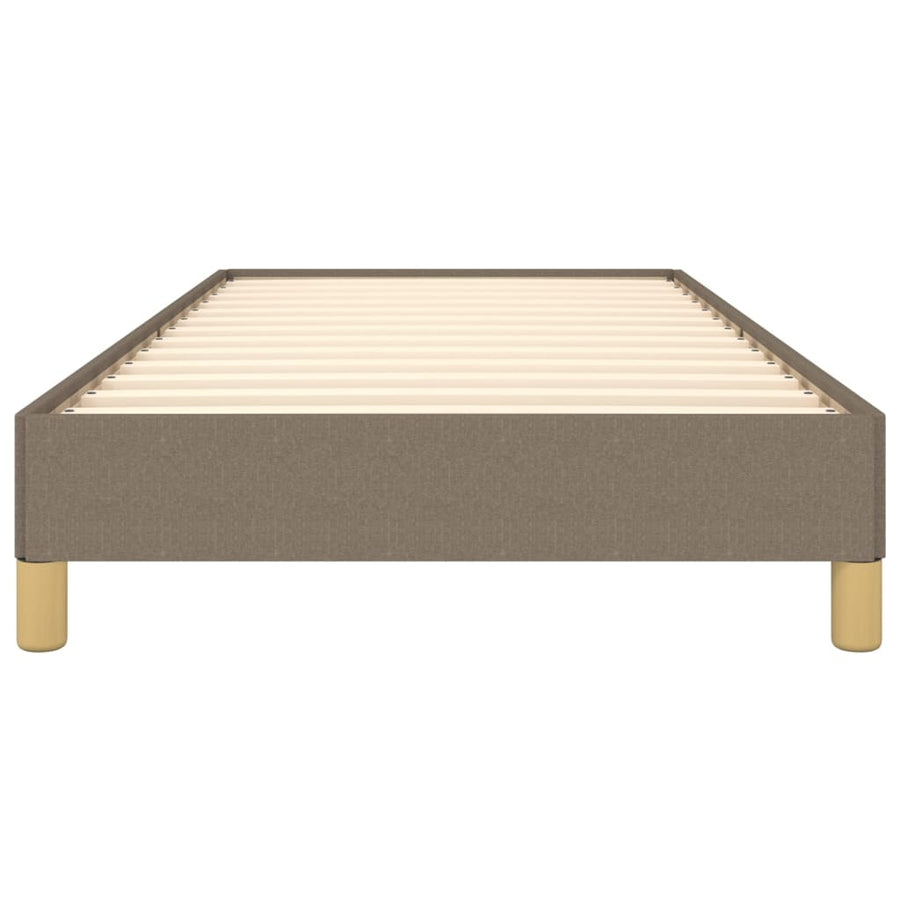 Bedframe stof taupe 80x200 cm 80 x 200 cm 25 cm