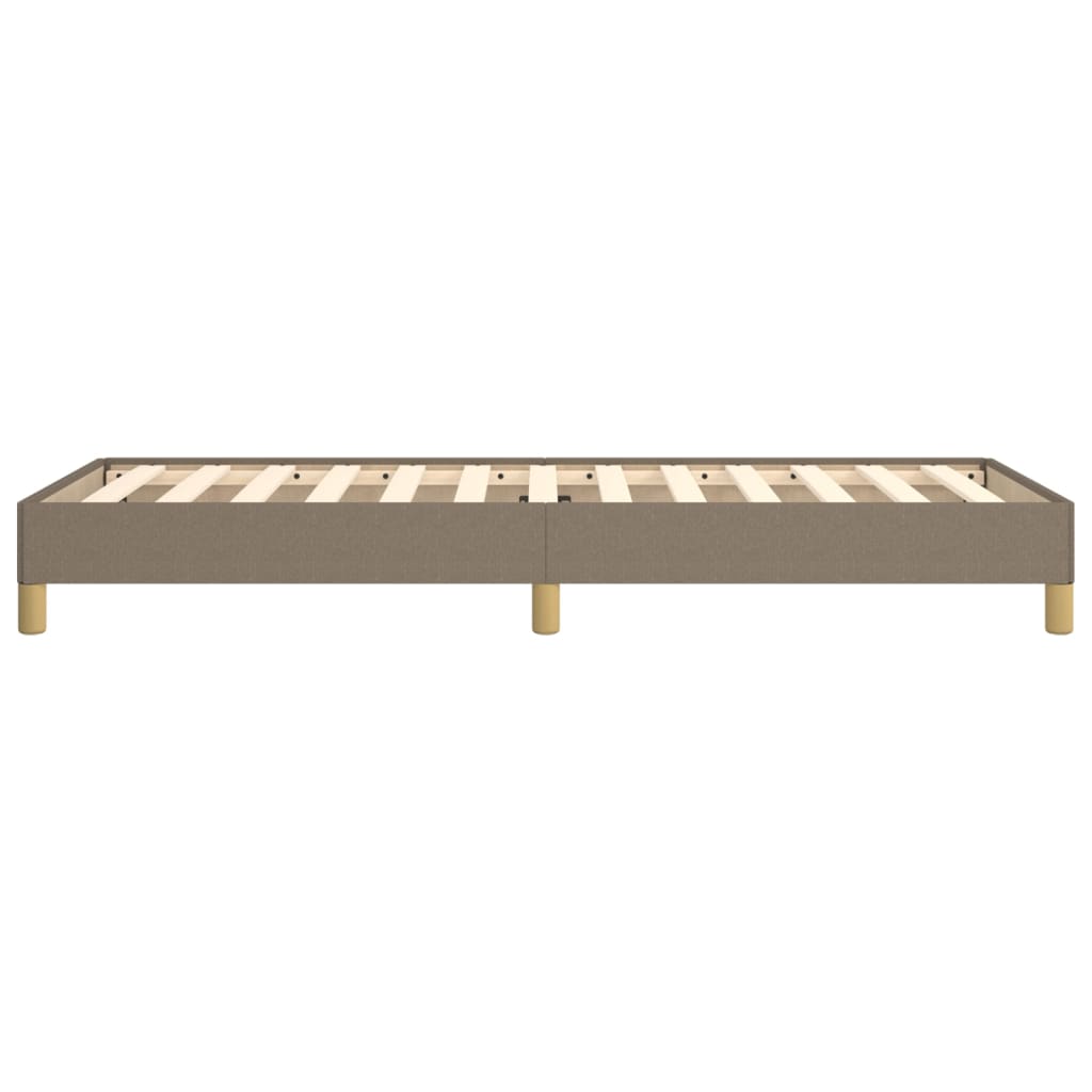 Bedframe stof taupe 80x200 cm 80 x 200 cm 25 cm