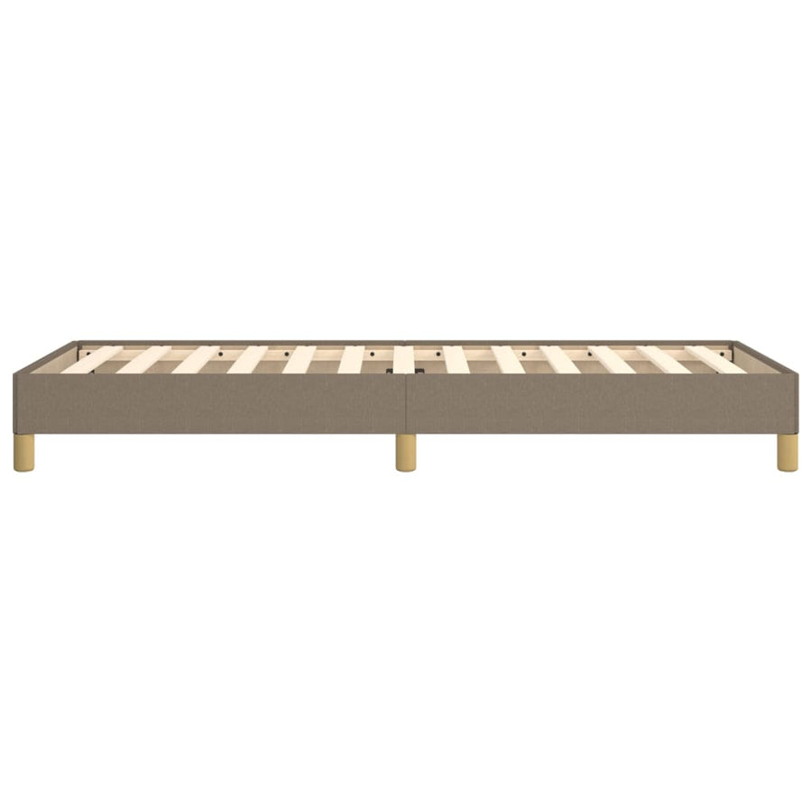Bedframe stof taupe 80x200 cm 80 x 200 cm 25 cm