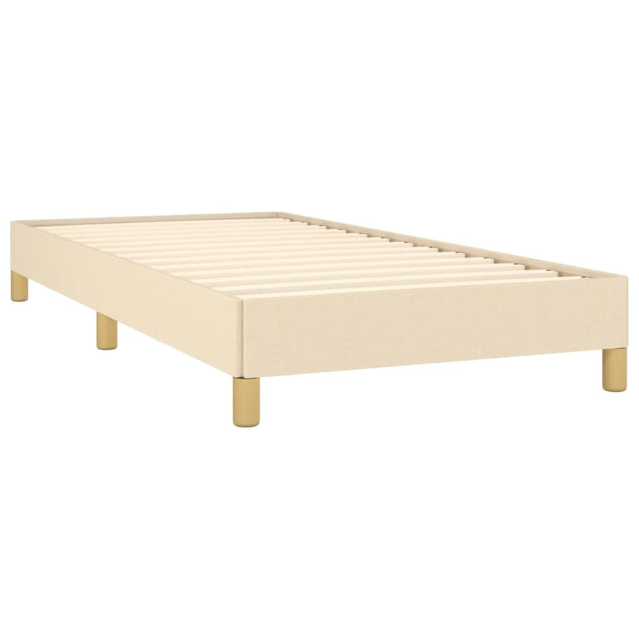 Bedframe Stof Crème 80 x 200 cm 25 cm