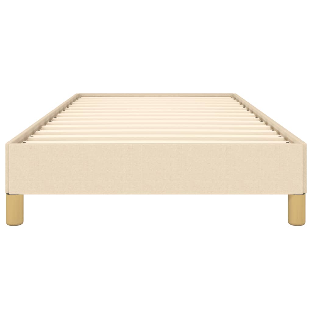 Bedframe Stof Crème 80 x 200 cm 25 cm