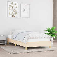 Bedframe Stof Crème 80 x 200 cm 25 cm