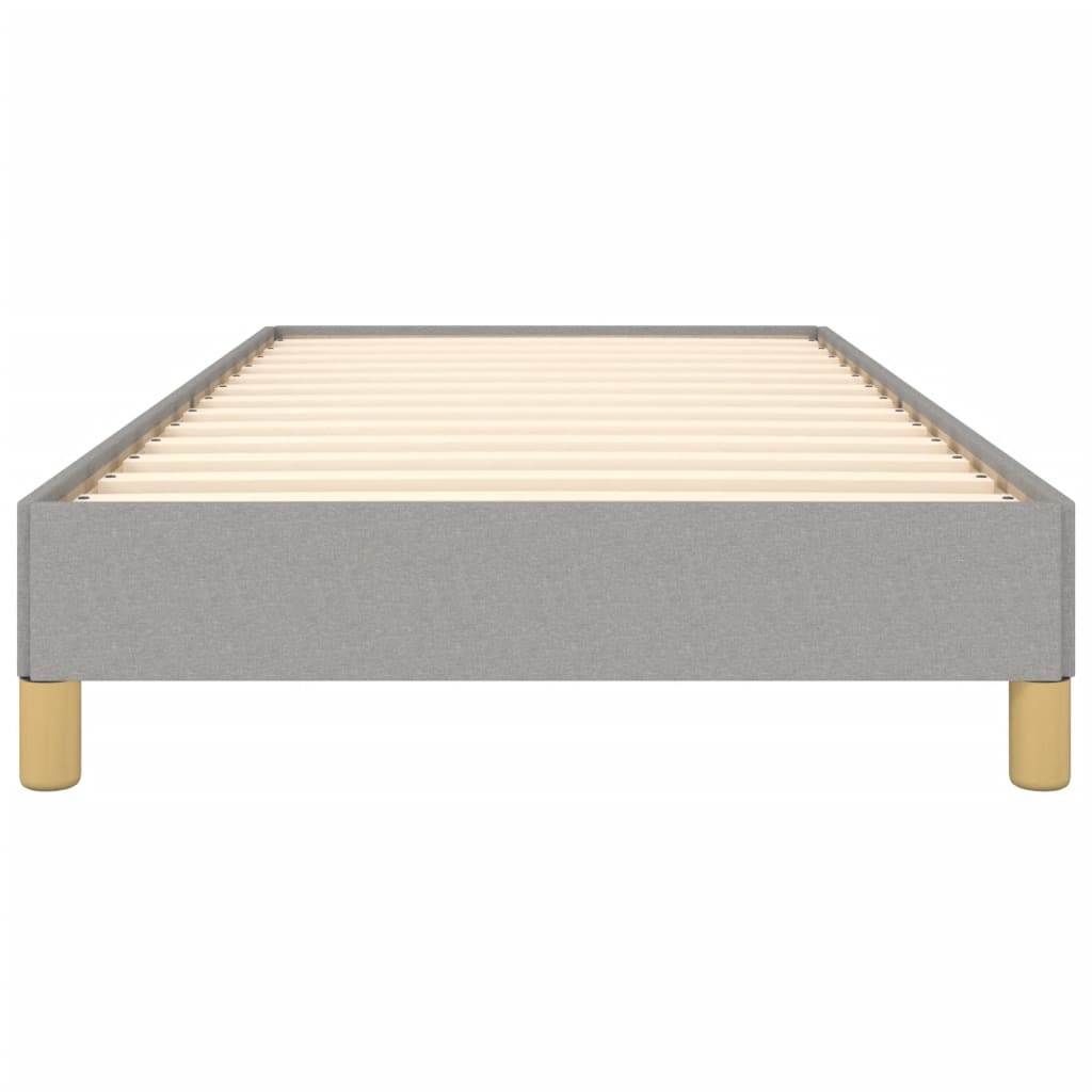 Bedframe Stof Lichtgrijs 90 x 190 cm 25 cm