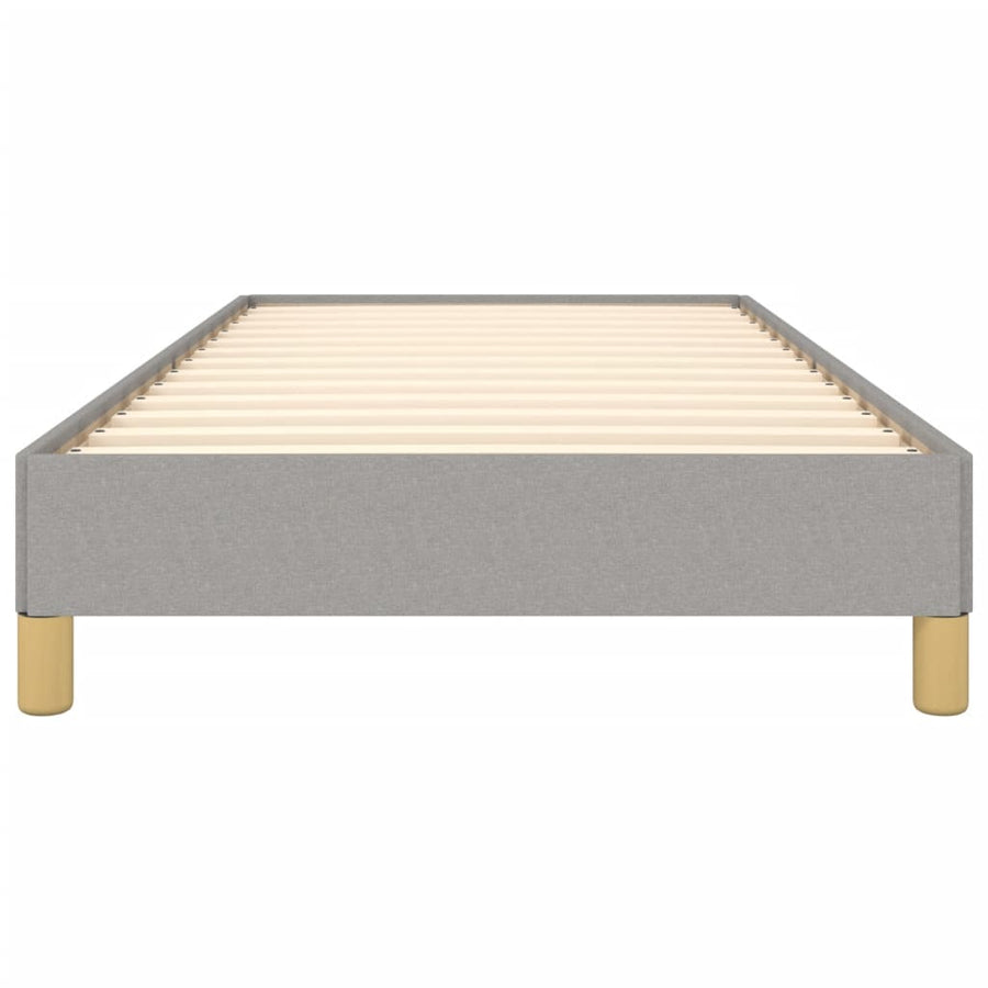 Bedframe Stof Lichtgrijs 90 x 190 cm 25 cm