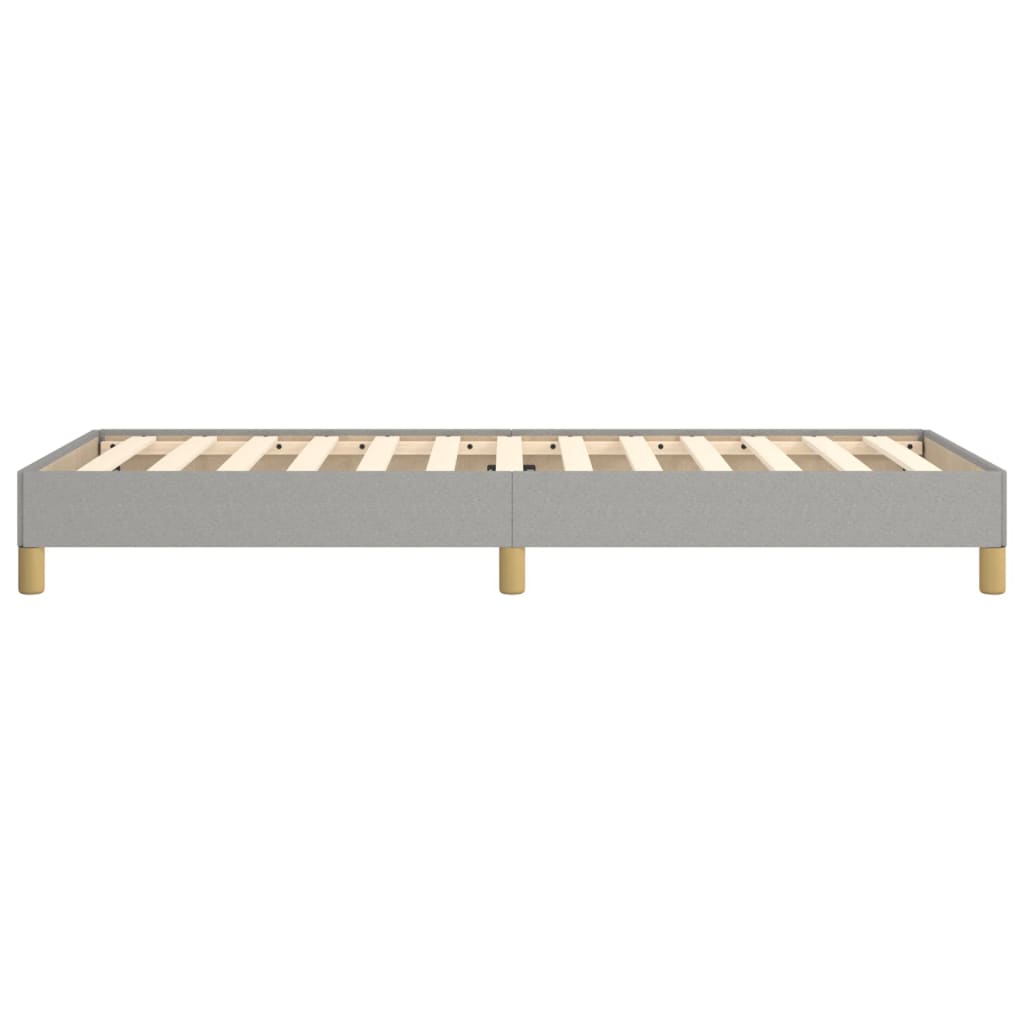 Bedframe Stof Lichtgrijs 90 x 190 cm 25 cm