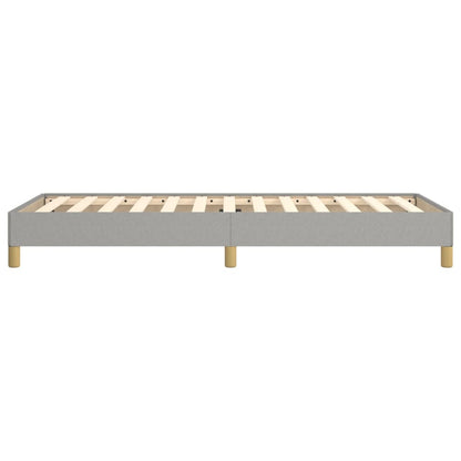 Bedframe Stof Lichtgrijs 90 x 190 cm 25 cm