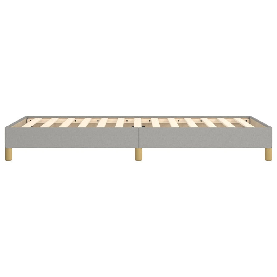 Bedframe Stof Lichtgrijs 90 x 190 cm 25 cm