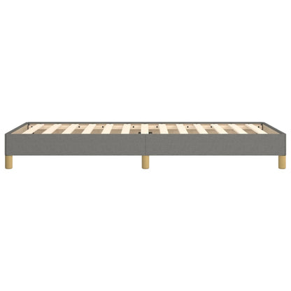 Bedframe Stof Donkergrijs 90 x 190 cm 25 cm