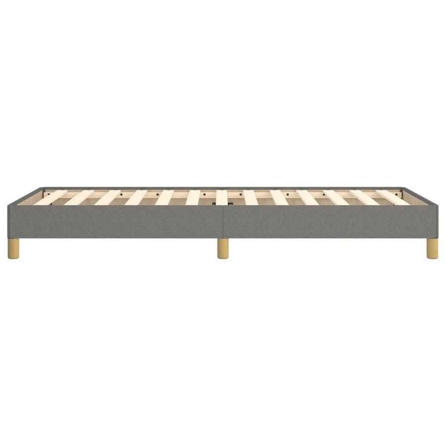 Bedframe Stof Donkergrijs 90 x 190 cm 25 cm
