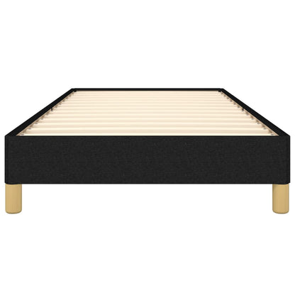 Bedframe Stof Zwart 90 x 190 cm 25 cm