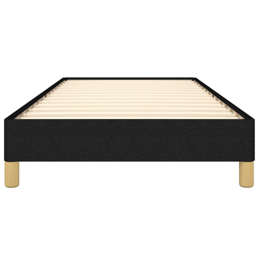 Bedframe Stof Zwart 90 x 190 cm 25 cm