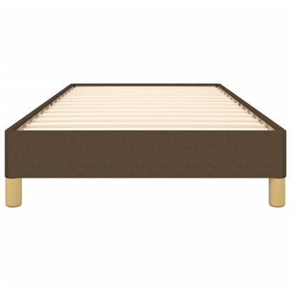 Bedframe stof donkerbruin 90x190 cm 90 x 190 cm 25 cm