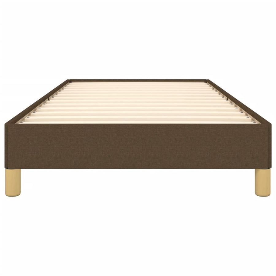 Bedframe stof donkerbruin 90x190 cm 90 x 190 cm 25 cm