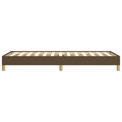 Bedframe stof donkerbruin 90x190 cm 90 x 190 cm 25 cm