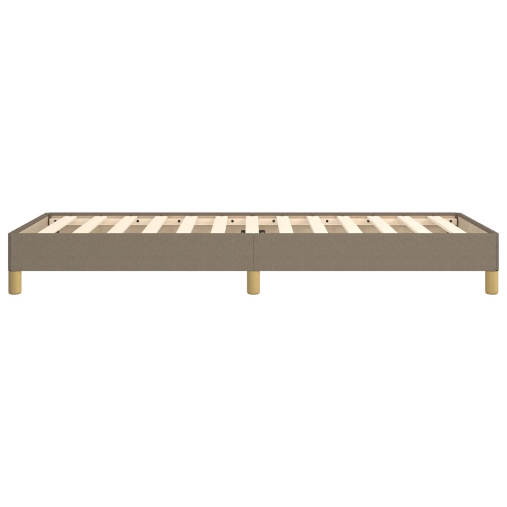Bedframe stof taupe 90x190 cm 90 x 190 cm 25 cm