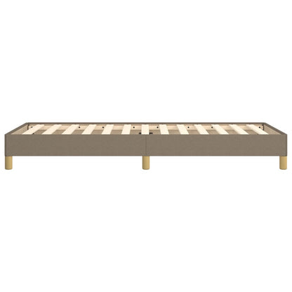 Bedframe stof taupe 90x190 cm 90 x 190 cm 25 cm