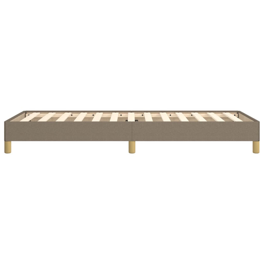 Bedframe stof taupe 90x190 cm 90 x 190 cm 25 cm
