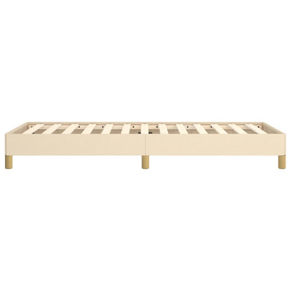 Bedframe Stof Kleurig Crème 90 x 190 cm 25 cm