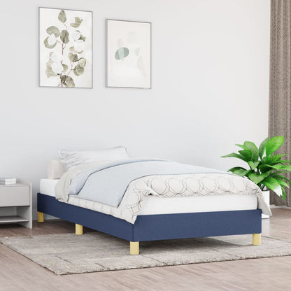 Bedframe Stof Blauw 90 x 190 cm 25 cm