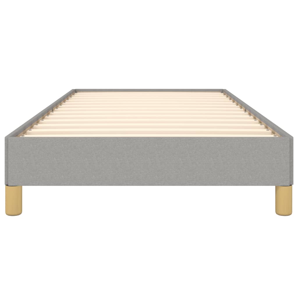 Bedframe Stof Lichtgrijs 90 x 200 cm 25 cm