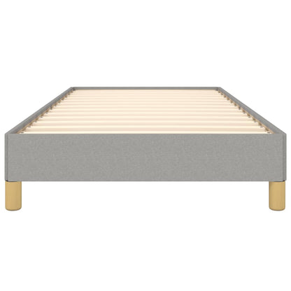 Bedframe Stof Lichtgrijs 90 x 200 cm 25 cm