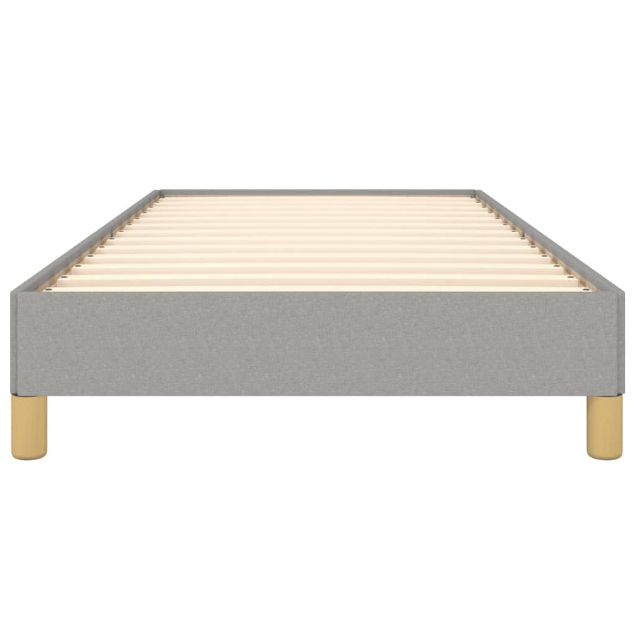 Bedframe Stof Lichtgrijs 90 x 200 cm 25 cm