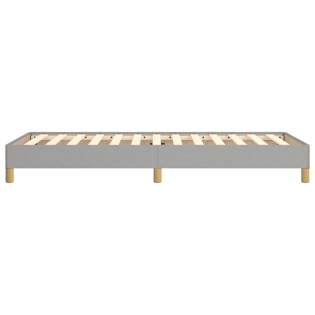 Bedframe Stof Lichtgrijs 90 x 200 cm 25 cm