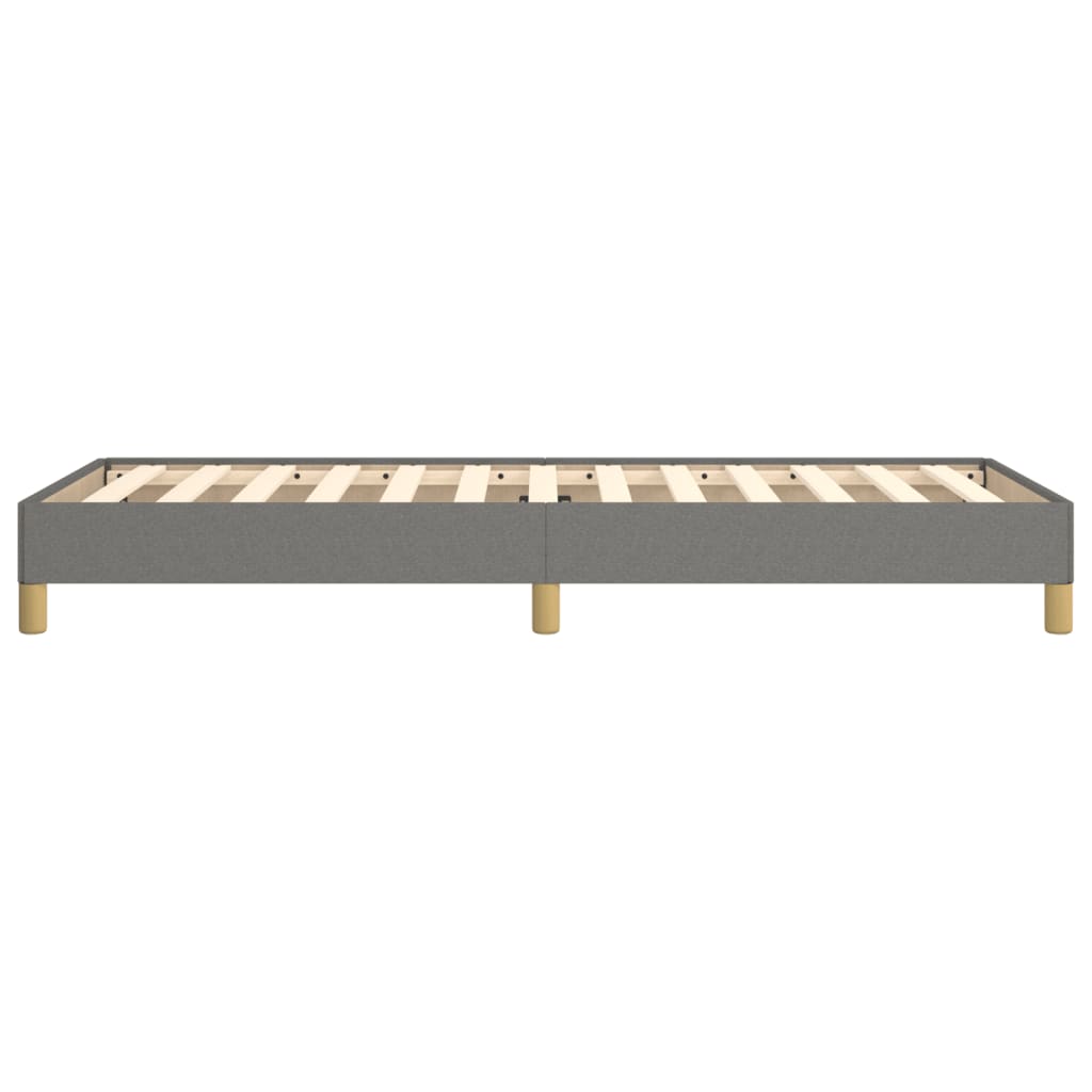 Bedframe Stof Donkergrijs 90 x 200 cm 25 cm