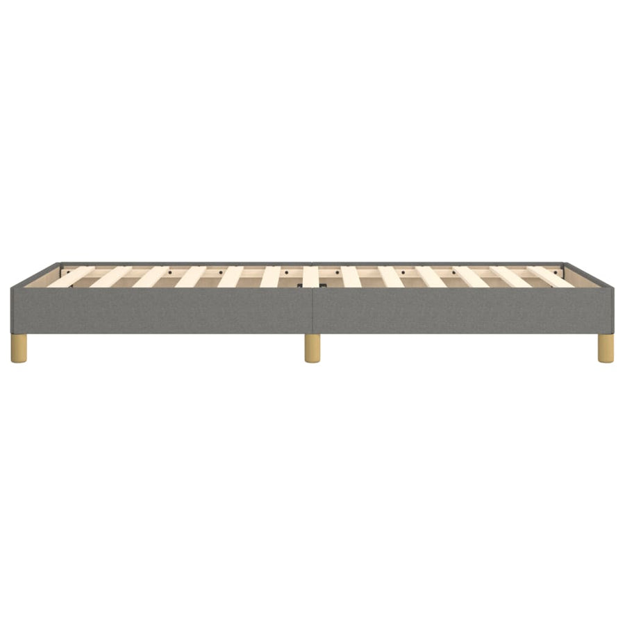 Bedframe Stof Donkergrijs 90 x 200 cm 25 cm