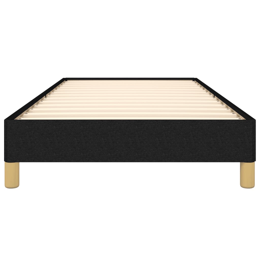 Bedframe Stof Zwart 90 x 200 cm 25 cm