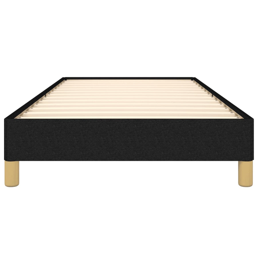 Bedframe Stof Zwart 90 x 200 cm 25 cm