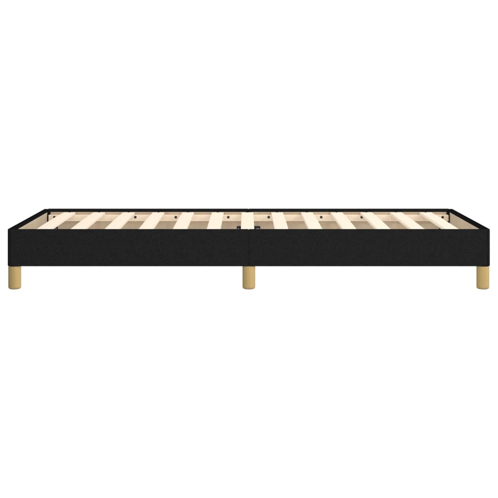 Bedframe Stof Zwart 90 x 200 cm 25 cm