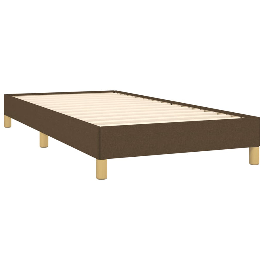 Bedframe stof donkerbruin 90x200 cm 90 x 200 cm 25 cm