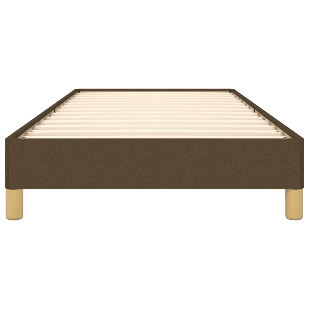 Bedframe stof donkerbruin 90x200 cm 90 x 200 cm 25 cm