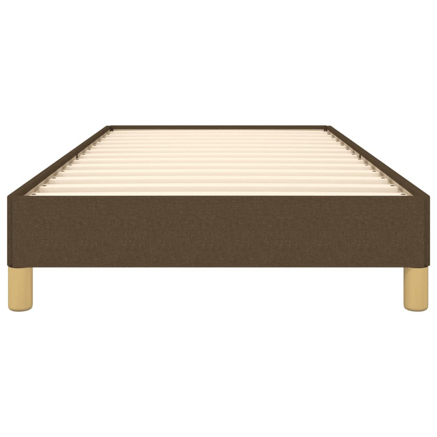 Bedframe stof donkerbruin 90x200 cm 90 x 200 cm 25 cm