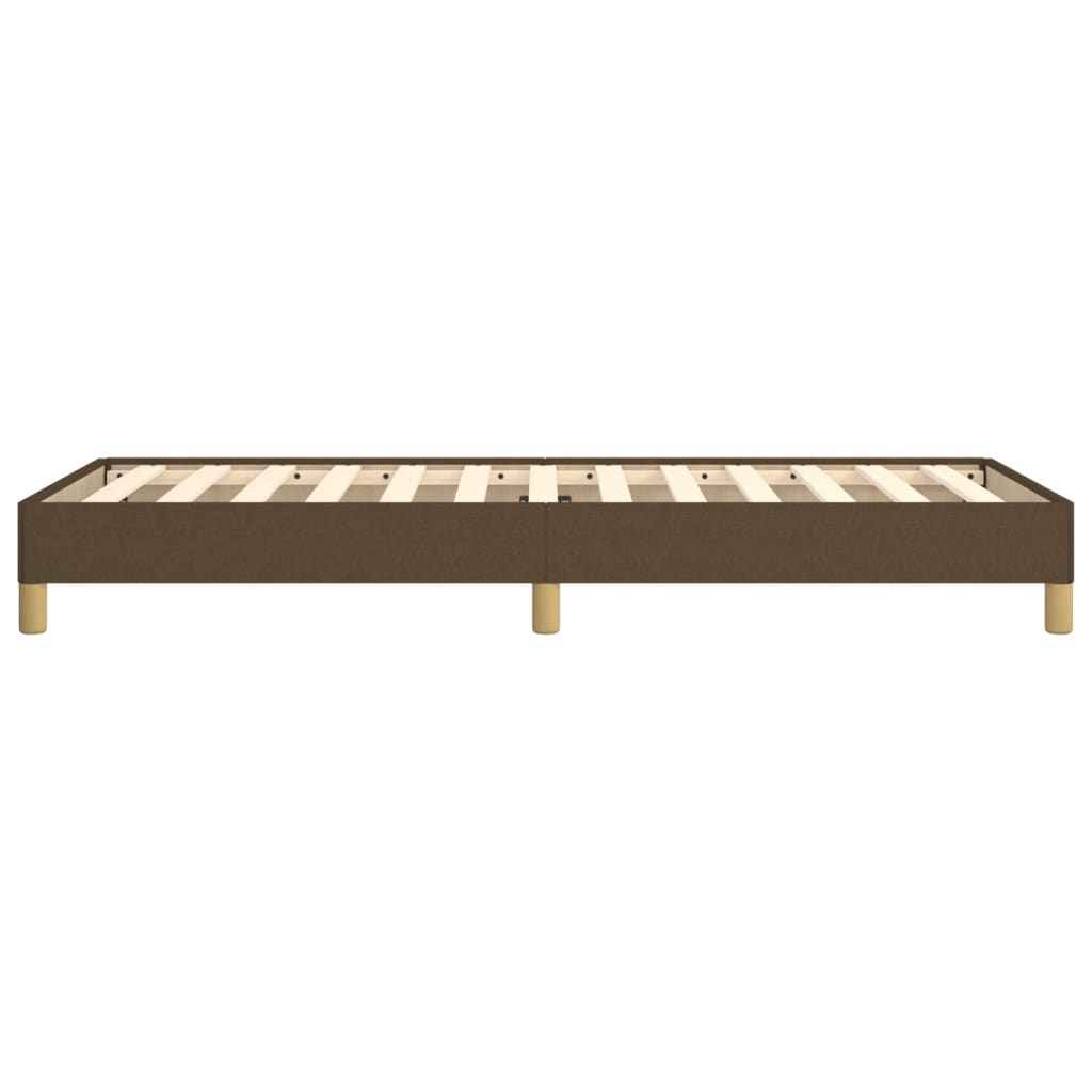 Bedframe stof donkerbruin 90x200 cm 90 x 200 cm 25 cm
