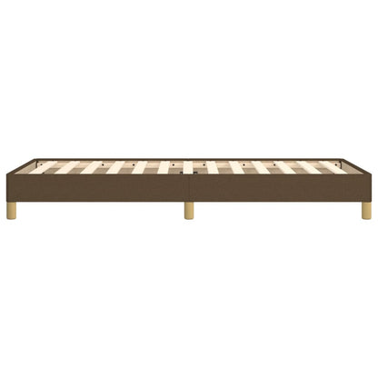 Bedframe stof donkerbruin 90x200 cm 90 x 200 cm 25 cm