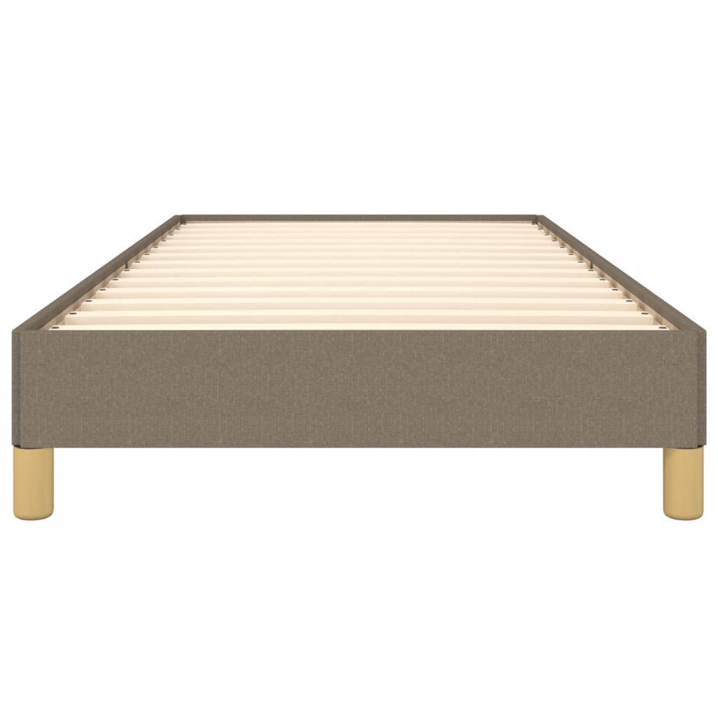 Bedframe stof taupe 90x200 cm 90 x 200 cm 25 cm