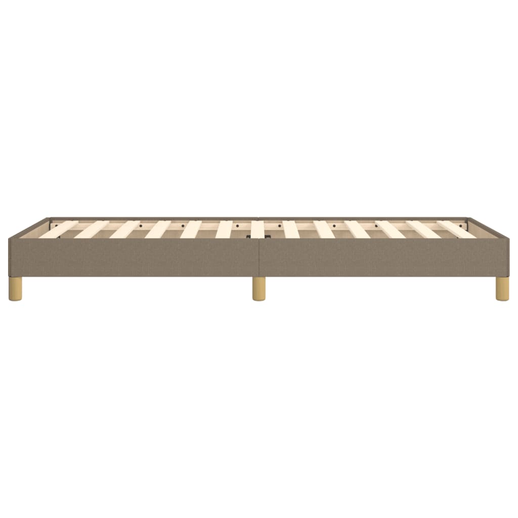 Bedframe stof taupe 90x200 cm 90 x 200 cm 25 cm
