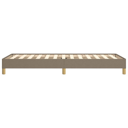 Bedframe stof taupe 90x200 cm 90 x 200 cm 25 cm