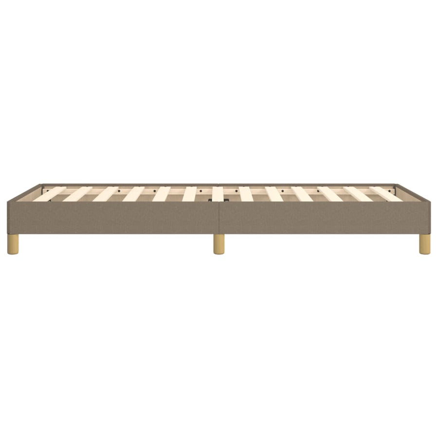Bedframe stof taupe 90x200 cm 90 x 200 cm 25 cm