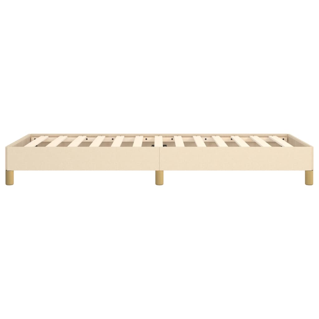 Bedframe Stof Kleurig Crème 90 x 200 cm 25 cm
