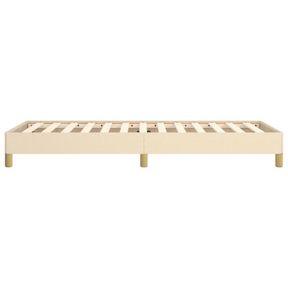 Bedframe Stof Kleurig Crème 90 x 200 cm 25 cm