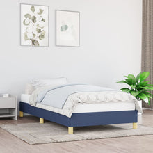Bedframe Stof Blauw 90 x 200 cm 25 cm