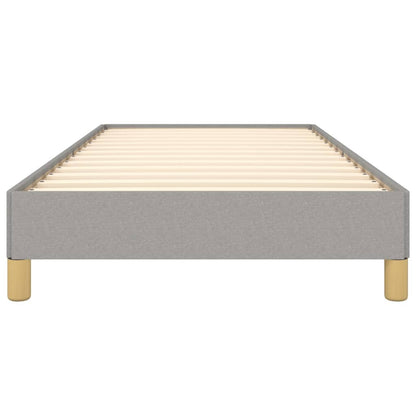 Bedframe Stof Lichtgrijs 100 x 200 cm 25 cm