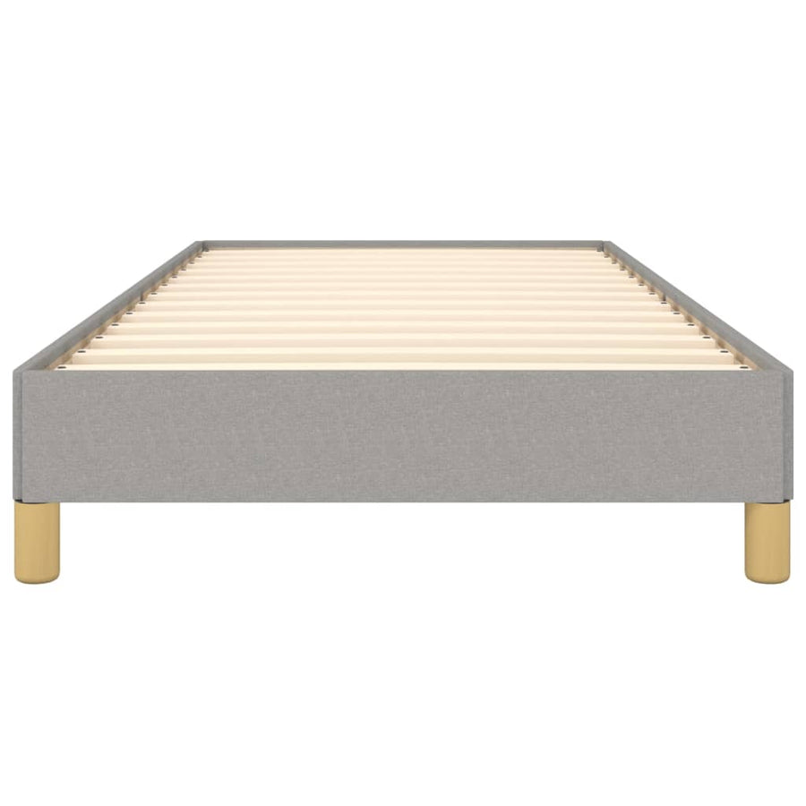 Bedframe Stof Lichtgrijs 100 x 200 cm 25 cm