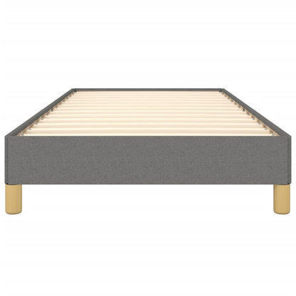 Bedframe Stof Donkergrijs 100 x 200 cm 25 cm
