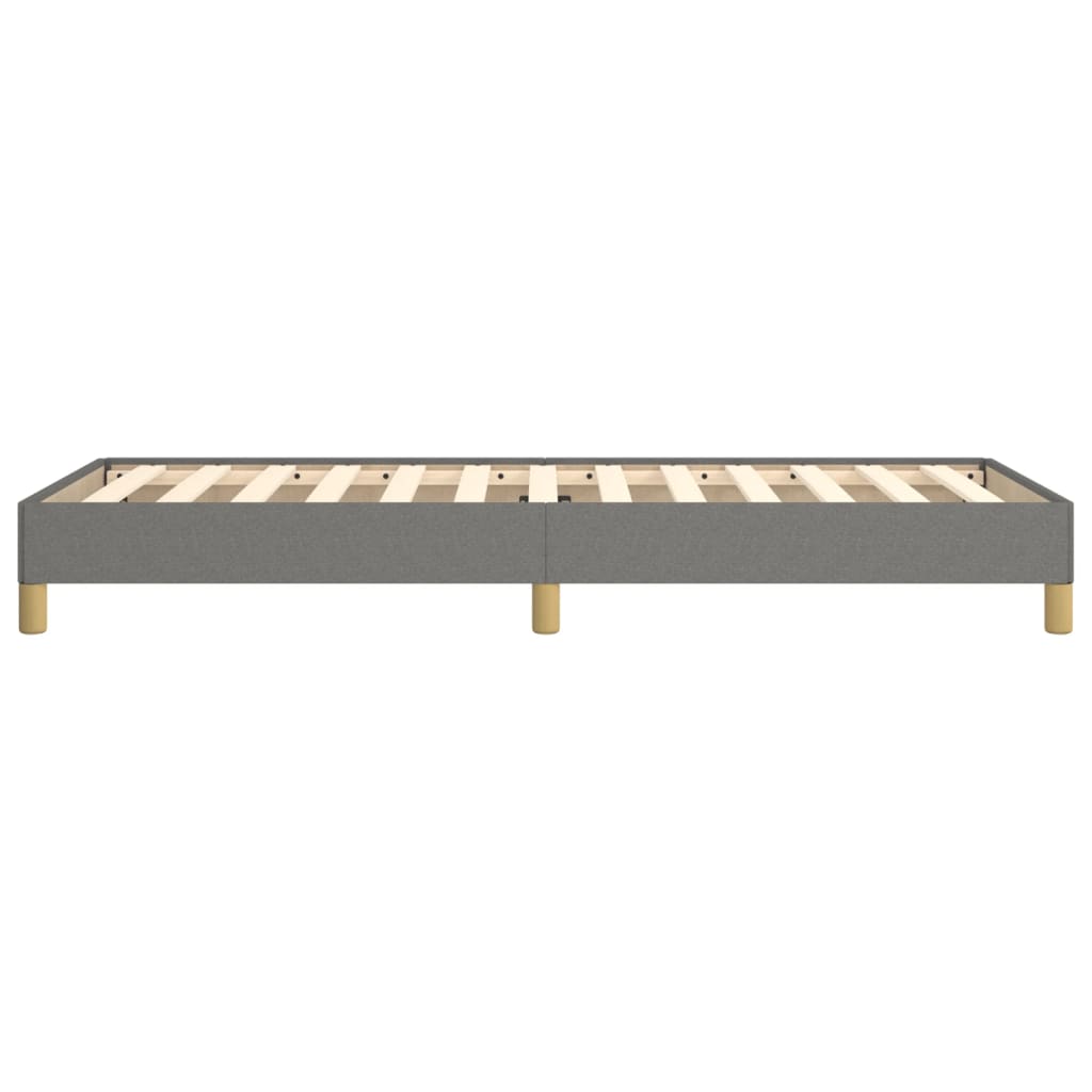 Bedframe Stof Donkergrijs 100 x 200 cm 25 cm