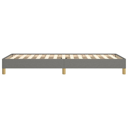 Bedframe Stof Donkergrijs 100 x 200 cm 25 cm